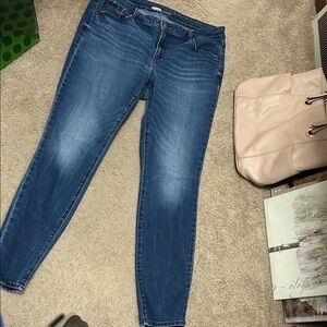 Old Navy Women's Dark Blue Skinny Jeans